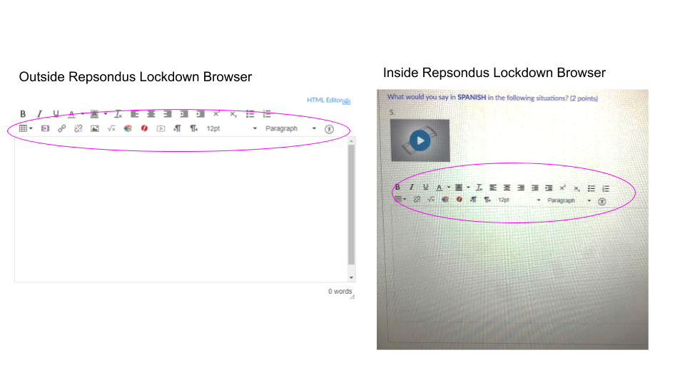 Respondus Lockdown Browser Record Media Button Issue