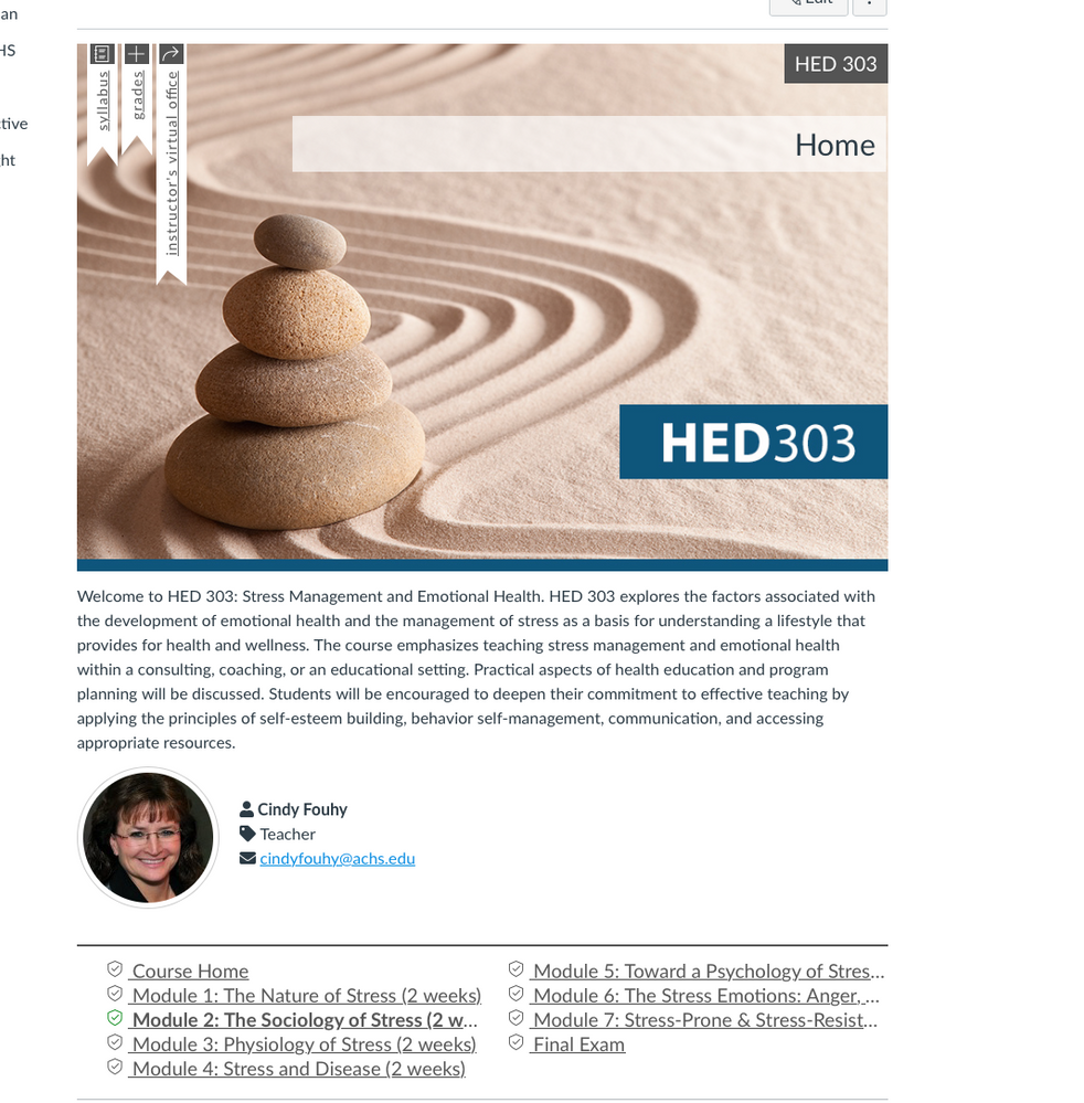 HED 303 Home page
