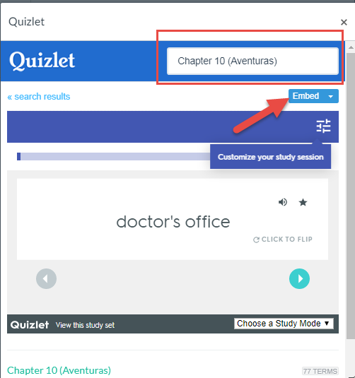 Quizlet Step 4