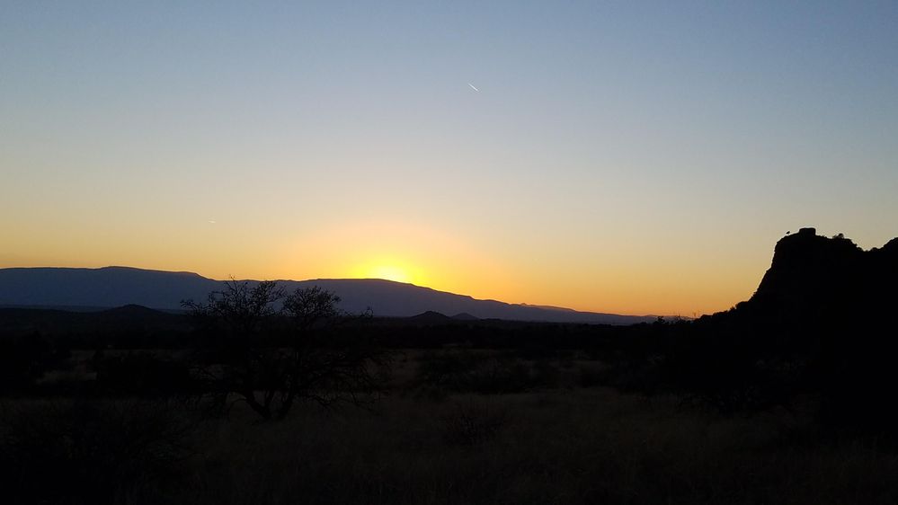 bear mountain sunset