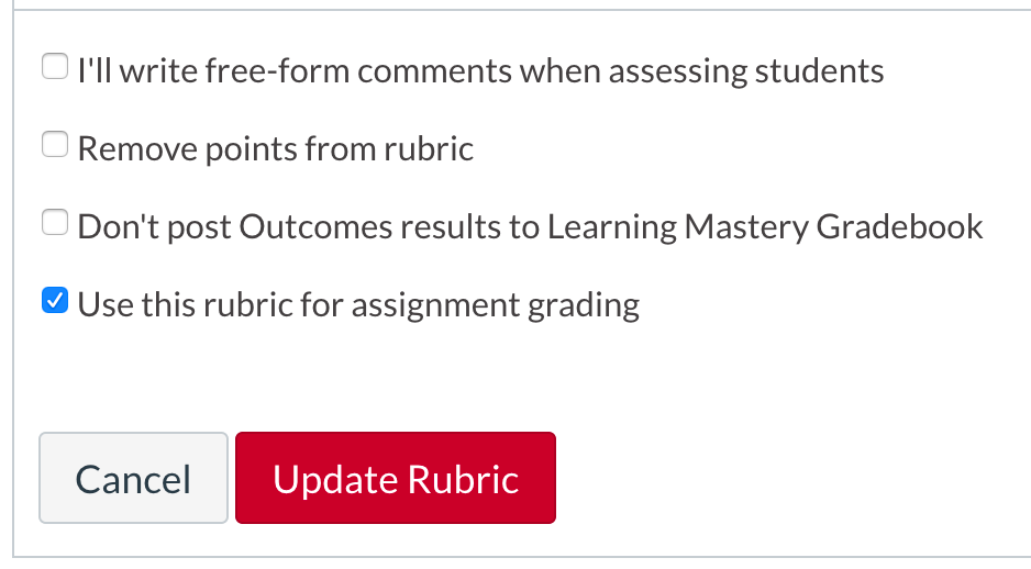 Use This Rubric For Assignment Grading