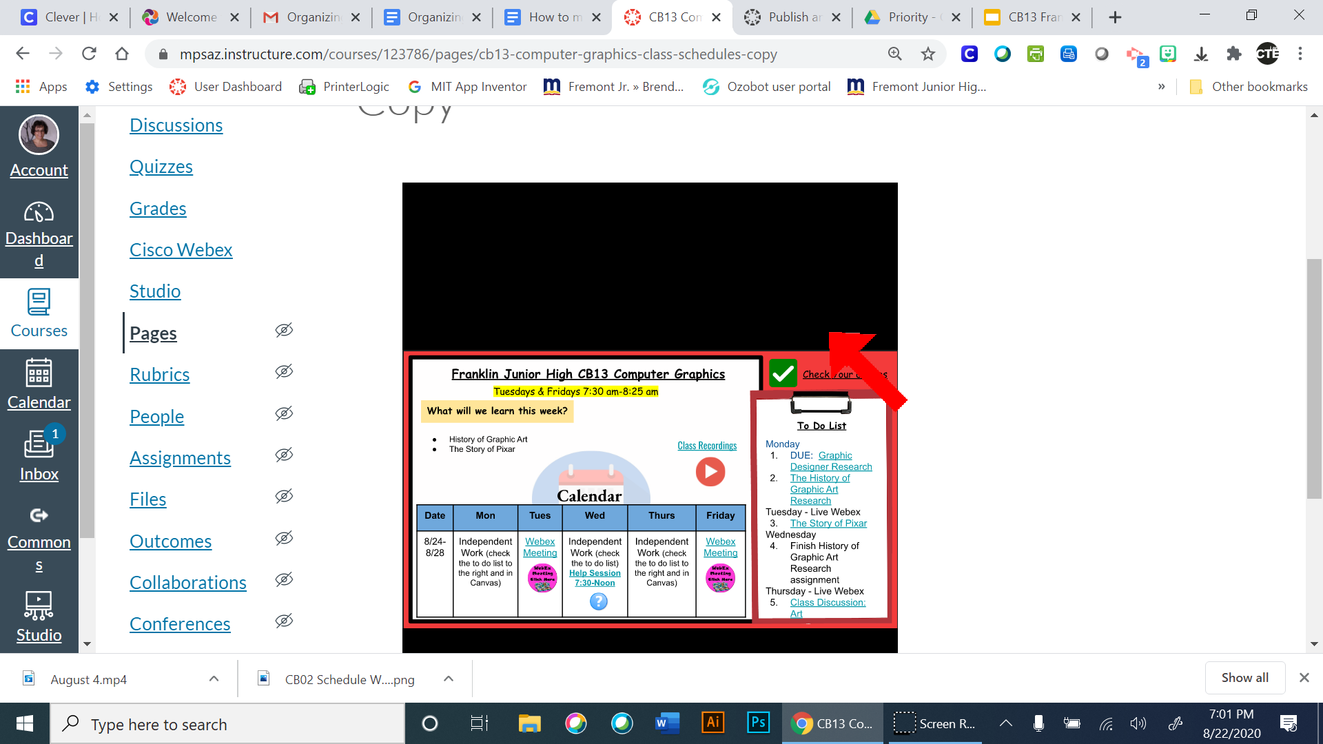 publish and embed a google slide