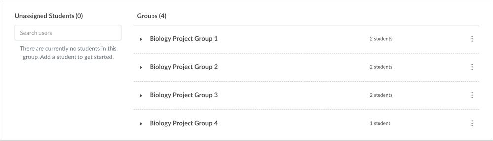 Groups Assigned Per Student