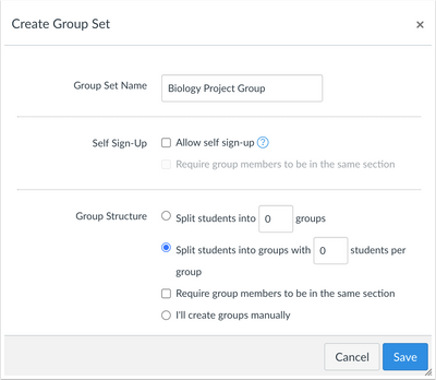 Assign Groups by Student Number