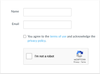 reCAPTCHA on signup page