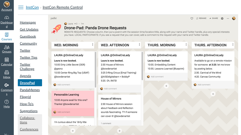 padlet screenshot padlet screenshot