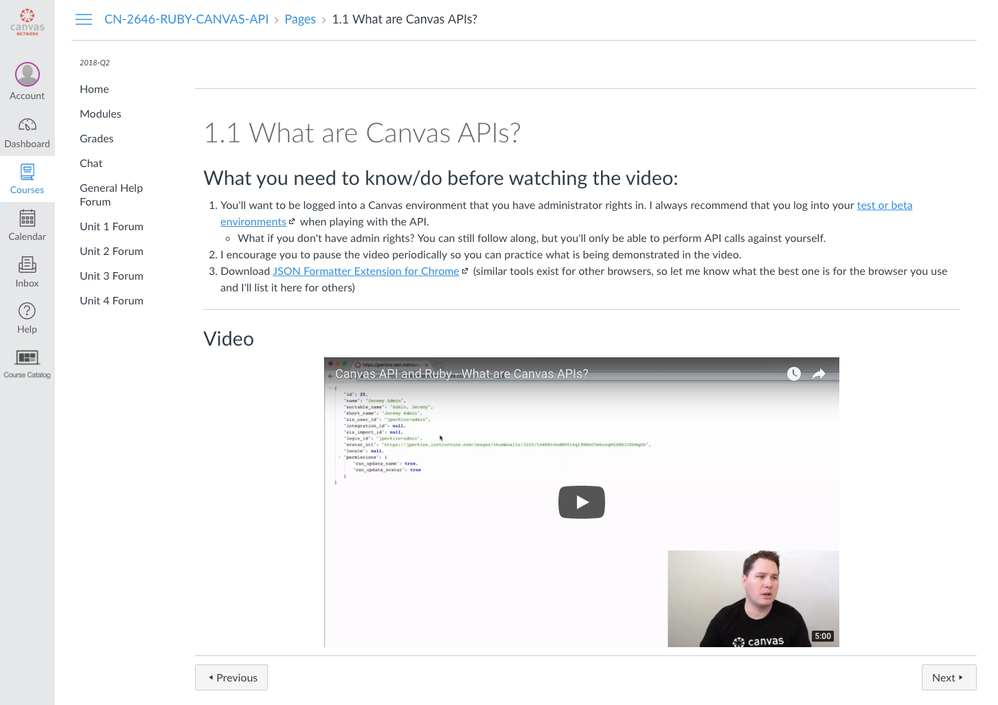 Getting Started With Ruby & The Canvas API - Instructure Community - 277718