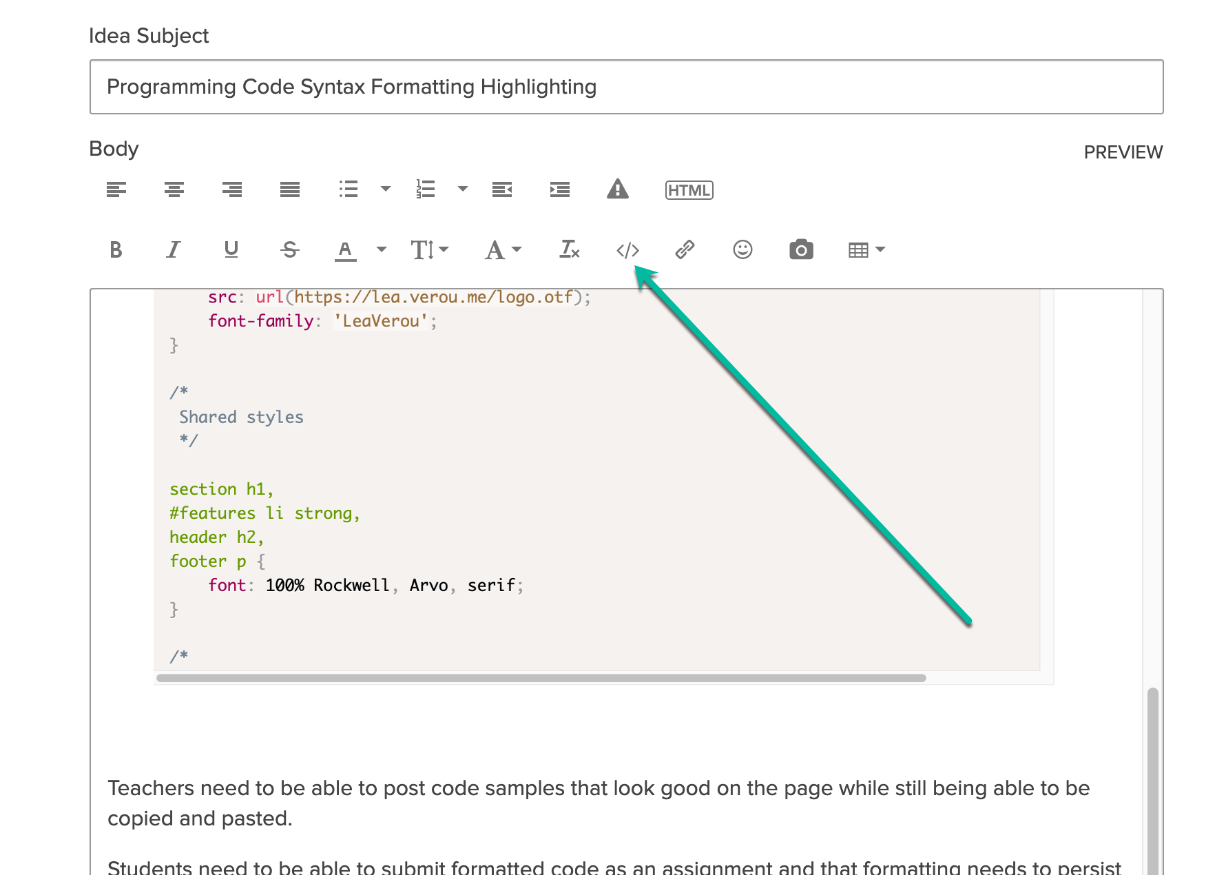 Programming Code Syntax Formatting Highlighting - Instructure Community ...