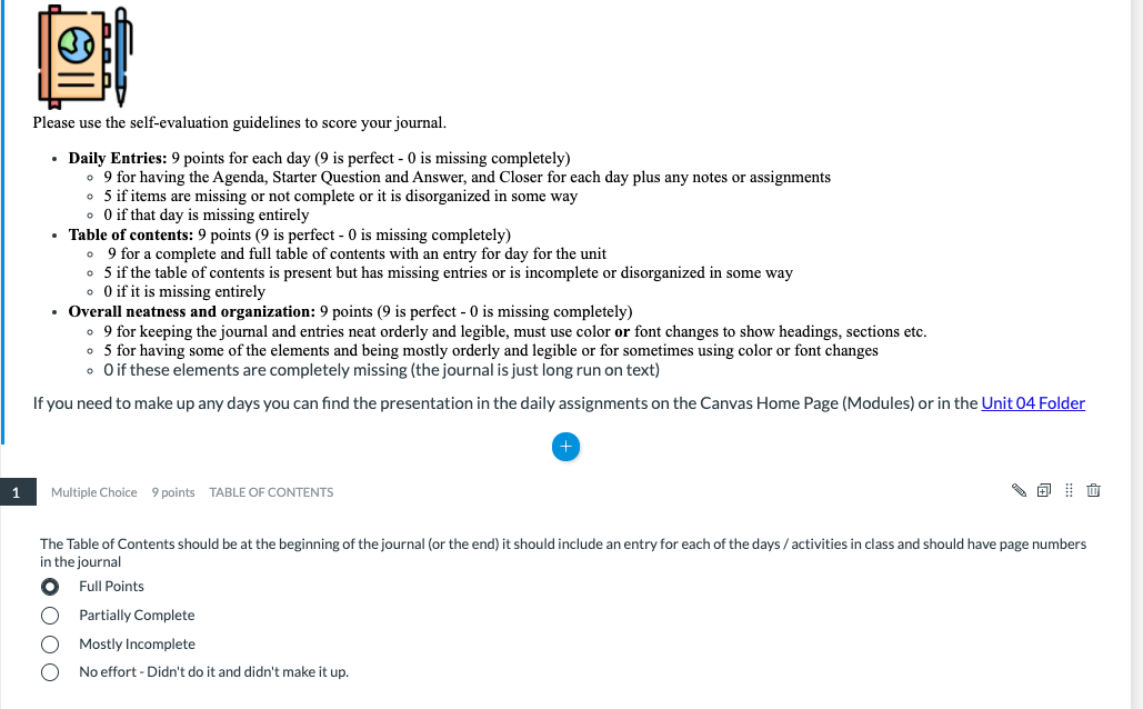 [Rubrics] Create A Student-accessible Rubric For S... - Instructure ...