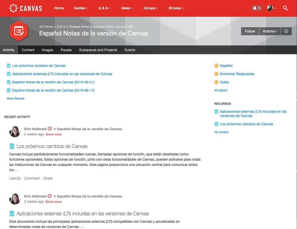 actualizaciones