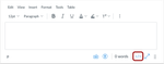 HTML Editor button