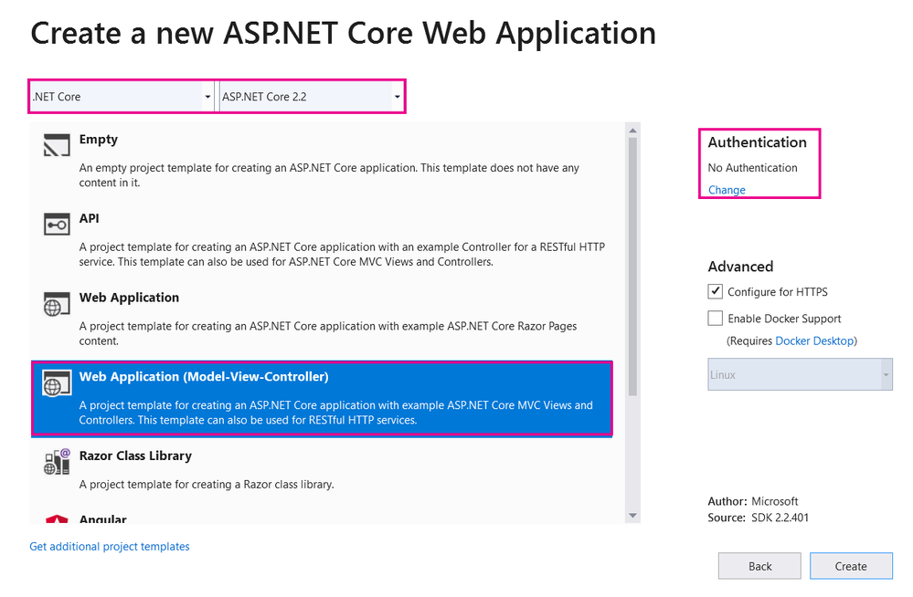 Visual Studio project sub type