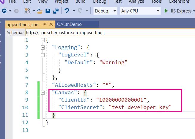app settings json app settings json