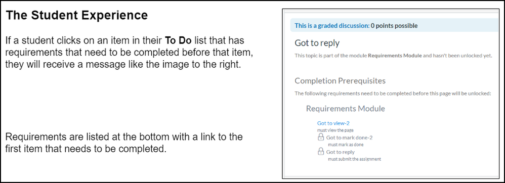 Student Experience Error Message Student Experience Error Message