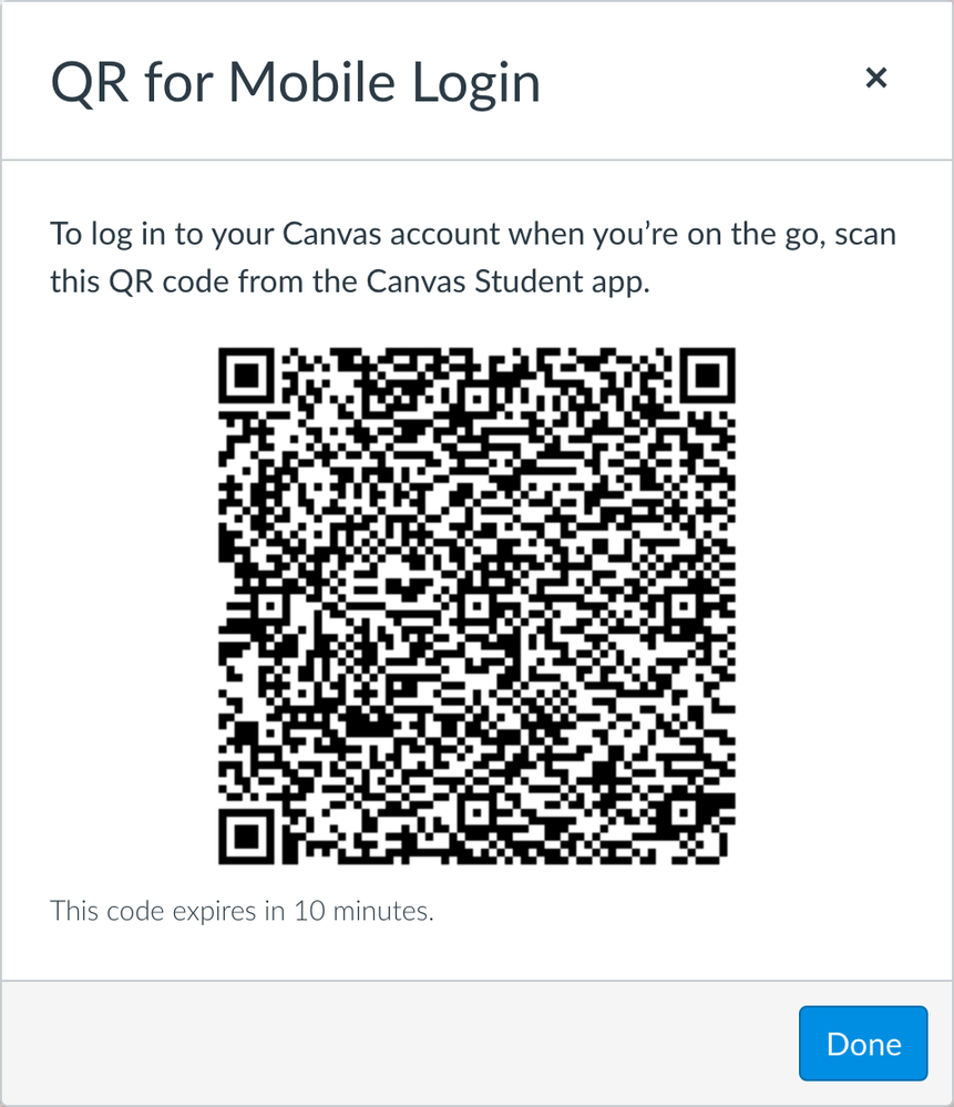 QR code example QR code example