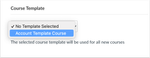 Selected Course Template
