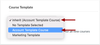 Selecting the same template as is inherited