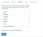 Navigation Tab