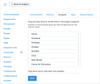 Course Settings Navigation Tab