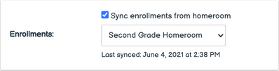 Enrollment Sync Complete