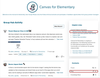 Blog Links in the Canvas for Elementary User Group