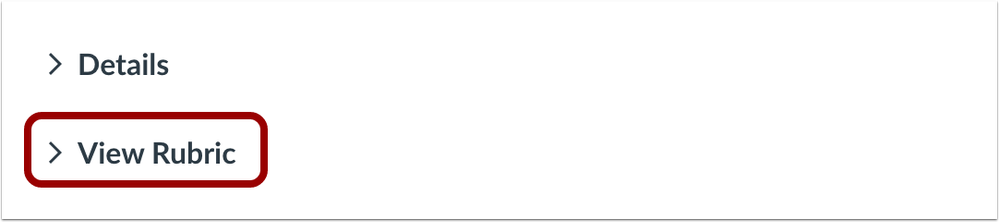 View Rubric link