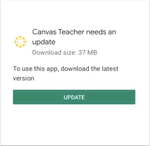 Teacher App Required Update