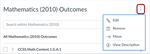Outcomes Group Settings