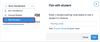 Parent/Observer Add Student Menu in Home