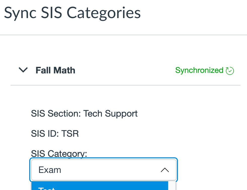 Category Sync