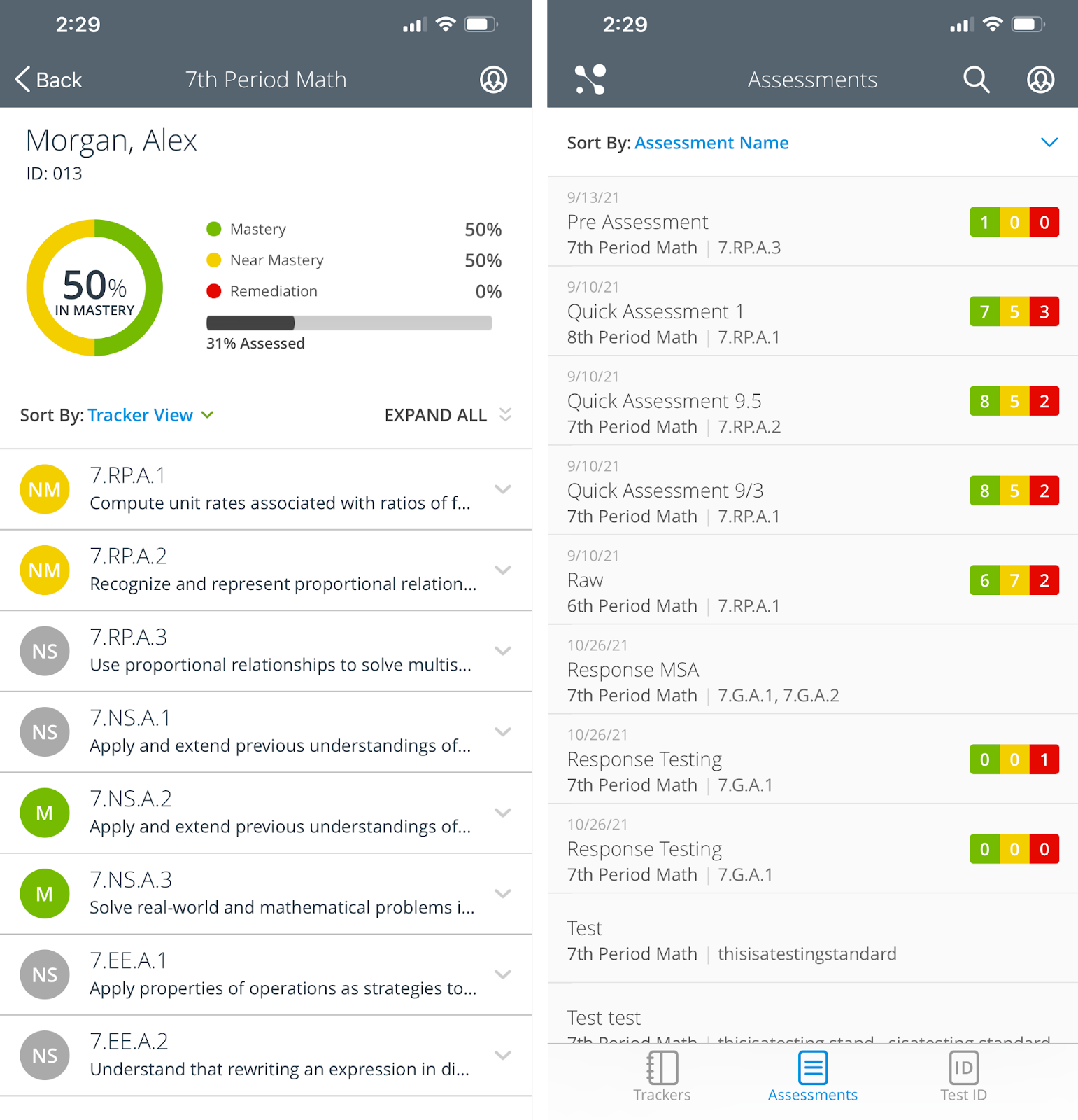 TLDR The MasteryConnect Teacher App now supports Instructure