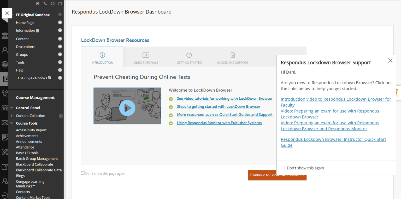 Using Respondus Lockdown Browser: Instructors - Instructure Community ...