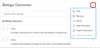 Outcome Group Settings Menu