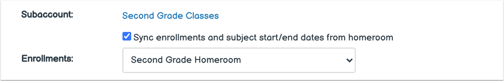 Subject Enrollment Sync Checkbox