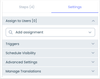 Walkthrough Settings