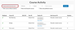 Course Activity Canvas Instance Dropdown