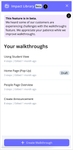 Inline Editor Walkthroughs Beta