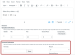 View Formula Definition