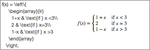 Piecewise Functions