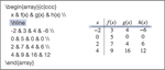\hline Example