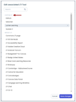 Associated LTI Tool Modal