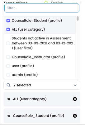 Inline Editor Walkthrough Drop-Down Items