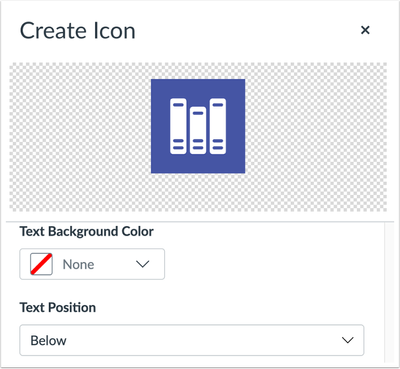 Rich Content Editor Icon Maker Preview Area