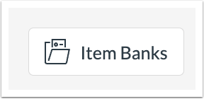 New Quizzes Item Bank Button