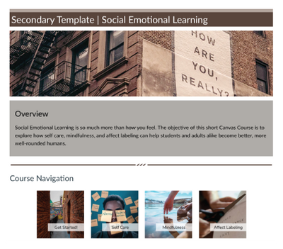 Secondary Template | Social Emotional Learning