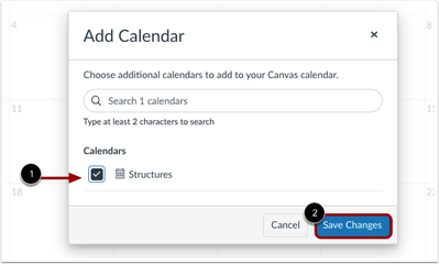 Add Calendar Options