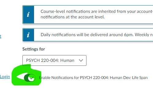 Limiting notification for a large number of enroll