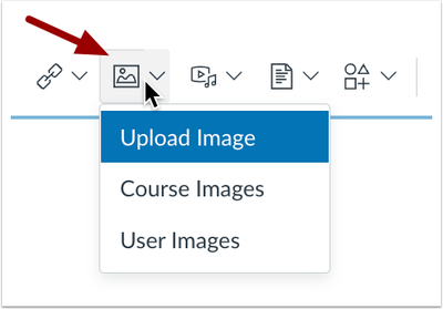 Rich Content Editor Toolbar Button Menu