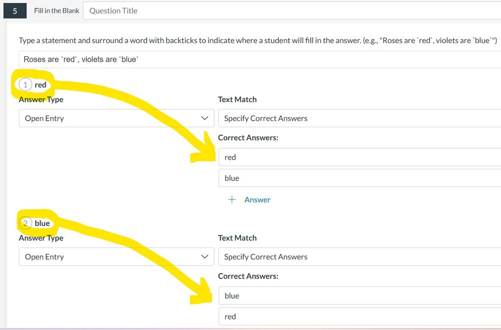 Solved Multiple Fill in the Blank Choices Instructure Community