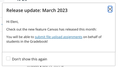 March Canvas Release